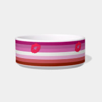 SlipperyJoe lipstick lesbian pride flag feminine c