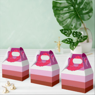 SlipperyJoe lipstick lesbian pride flag feminine c Favour Box