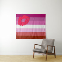 SlipperyJoe lipstick lesbian pride flag feminine c