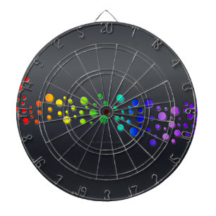 SlipperyJoe love bubbles red orange yellow green c Dartboard
