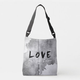 SlipperyJoe love has no colour race skin-tone boun Crossbody Bag