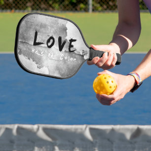 SlipperyJoe love has no colour race skin-tone boun Pickleball Paddle