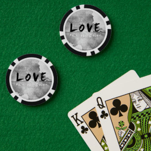 SlipperyJoe love has no colour race skin-tone boun Poker Chips