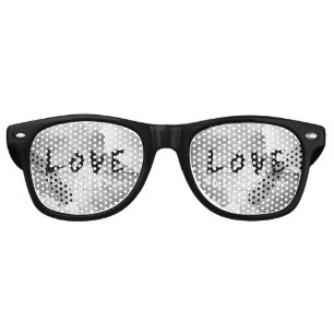 SlipperyJoe love has no colour race skin-tone boun Retro Sunglasses