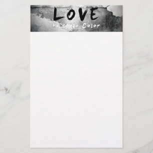 SlipperyJoe love has no colour race skin-tone boun Stationery