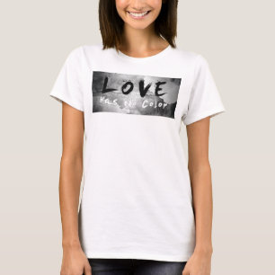 SlipperyJoe love has no colour race skin-tone boun T-Shirt
