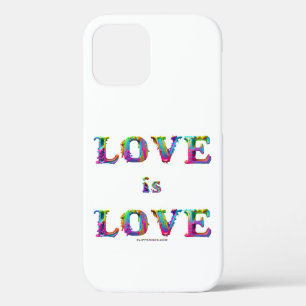 SlipperyJoe love is love dripping melting dynamic  iPhone 12 Pro Case