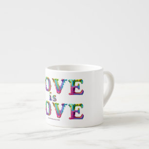 SlipperyJoe love is love dripping melting dynamic  Espresso Cup