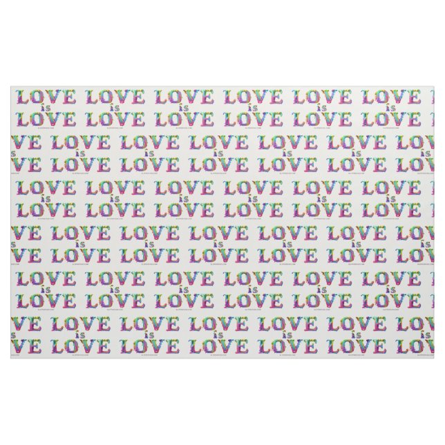 SlipperyJoe love is love dripping melting dynamic  Fabric (Yard)