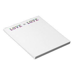SlipperyJoe love is love dripping melting dynamic Notepad