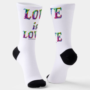 SlipperyJoe love is love dripping melting dynamic  Socks