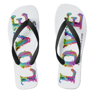 SlipperyJoe love is love dripping melting dynamic  Thongs