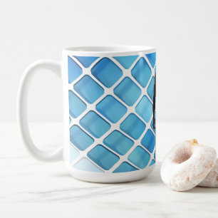 SlipperyJoe muscular man six-pack abs male white u Coffee Mug