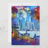SlipperyJoe NYC graffiti moon surrounded swirling 