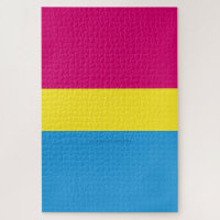 SlipperyJoe pansexual pride flag pink amber and cy