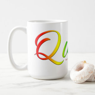 SlipperyJoe queer pride colours bold and celebrato Coffee Mug