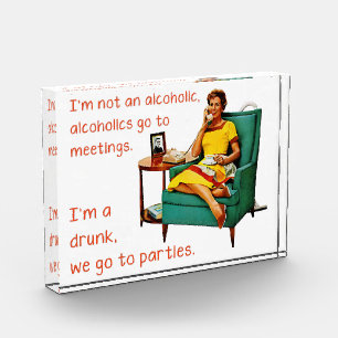 SlipperyJoe socialising drinking party vintage wom Photo Block