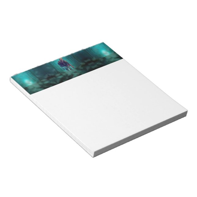 SlipperyJoe terrifying zombie figure isolated omin Notepad (Angled)
