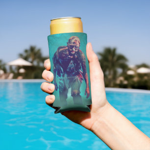 SlipperyJoe terrifying zombie figure isolated omin Seltzer Can Cooler