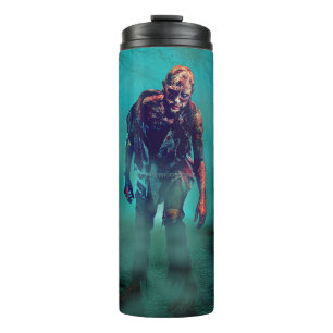 SlipperyJoe terrifying zombie figure isolated omin Thermal Tumbler