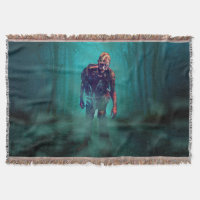 SlipperyJoe terrifying zombie figure isolated omin