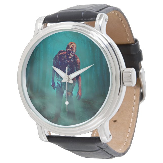 SlipperyJoe terrifying zombie figure isolated omin Watch (Angled)