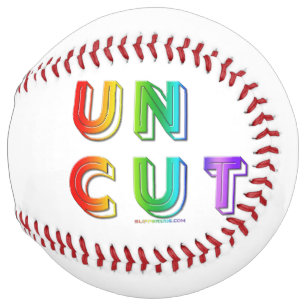 SlipperyJoe uncut vibrant lively neon rainbow ener Softball