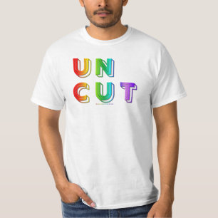 SlipperyJoe uncut vibrant lively neon rainbow ener T-Shirt