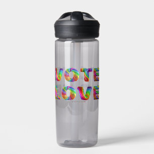 SlipperyJoe vote love equality rainbow-coloured fu Water Bottle