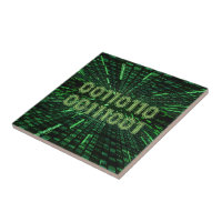 SlipperyJoe's 69 binary code vibrant green compute