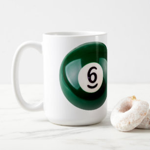 SlipperyJoe's 69 hard pool table two billiard ball Coffee Mug