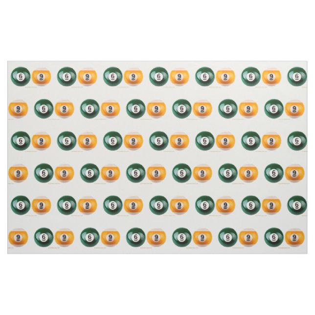 SlipperyJoe's 69 hard pool table two billiard ball Fabric (Yard)