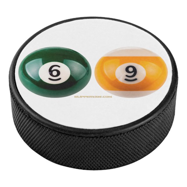 SlipperyJoe's 69 hard pool table two billiard ball Hockey Puck (3/4)