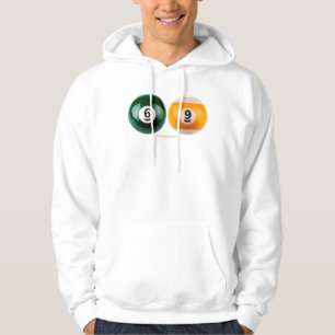 SlipperyJoe's 69 hard pool table two billiard ball Hoodie