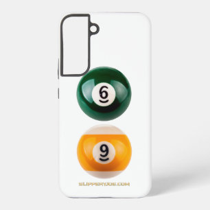 SlipperyJoe's 69 hard pool table two billiard ball Samsung Galaxy Case