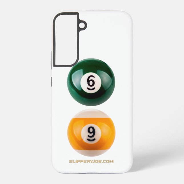 SlipperyJoe's 69 hard pool table two billiard ball Samsung Galaxy S22+ Case (Back)