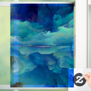 SlipperyJoe's abstract cloud artwork colourful sur