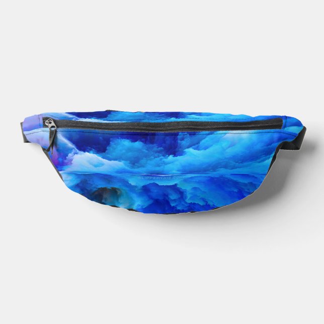 SlipperyJoe's abstract cloud artwork colourful sur Bum Bags (Lay Down)
