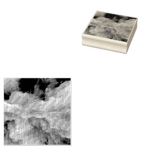 SlipperyJoe's abstract cloud artwork colourful sur Rubber Stamp