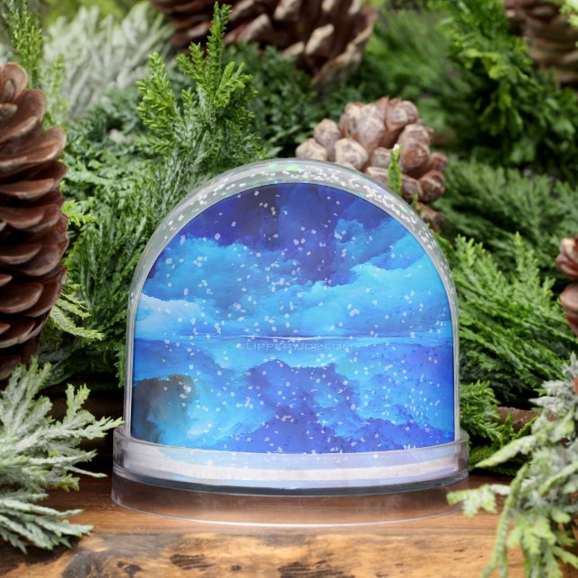 SlipperyJoe's abstract cloud artwork colourful sur Snowglobe (Winter)