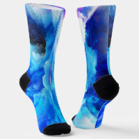 SlipperyJoe's abstract cloud artwork colourful sur