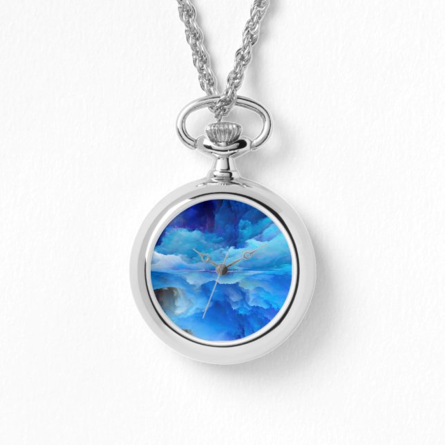 SlipperyJoe's abstract cloud artwork colourful sur Watch (Front)