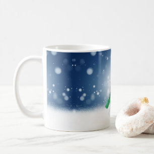 SlipperyJoe's adorable Christmas snowman character Coffee Mug