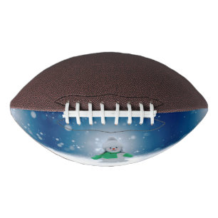 SlipperyJoe's adorable Christmas snowman character Football