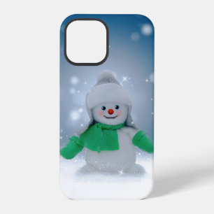 SlipperyJoe's adorable Christmas snowman character iPhone 12 Pro Case