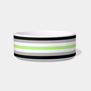 SlipperyJoe's Agender Pride Flag gay gifts LGBTQIA Bowl