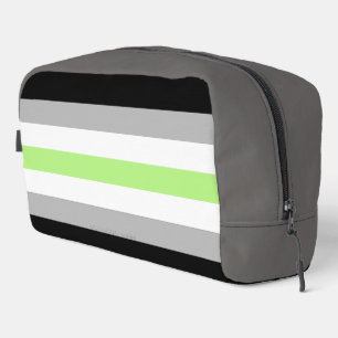 SlipperyJoe's Agender Pride Flag gay gifts LGBTQIA Dopp Kit
