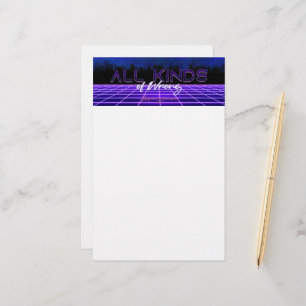 SlipperyJoe's all kinds wrong bold 3D text retro 1 Stationery