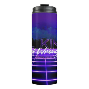 SlipperyJoe's all kinds wrong bold 3D text retro 1 Thermal Tumbler