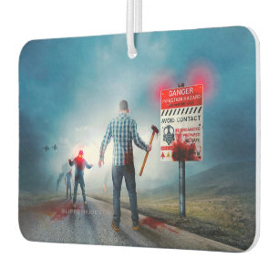 SlipperyJoe's apocalyptic infection hazard Hallowe Car Air Freshener